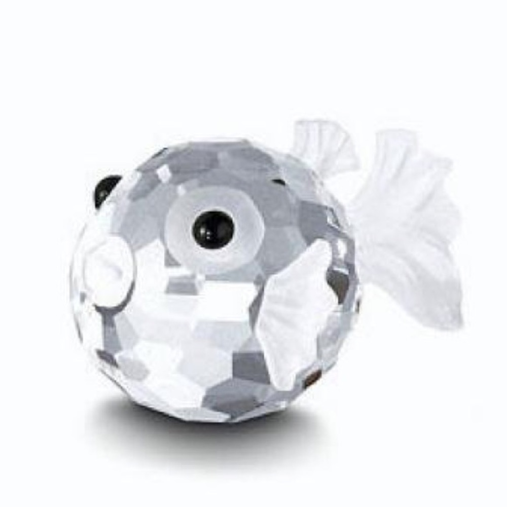 Swarovski blowfish crystal figurine